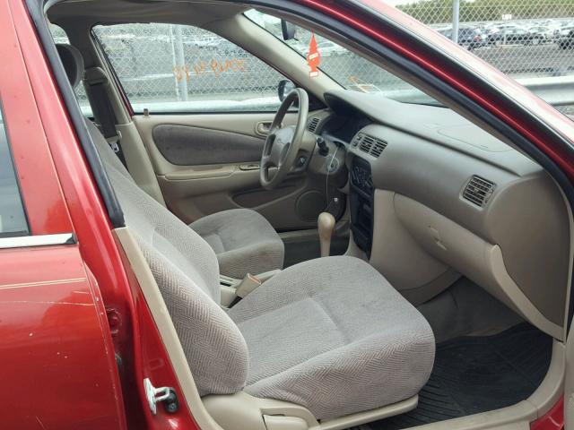 1Y1SK52871Z400598 - 2001 CHEVROLET GEO PRIZM 红色 照片 5