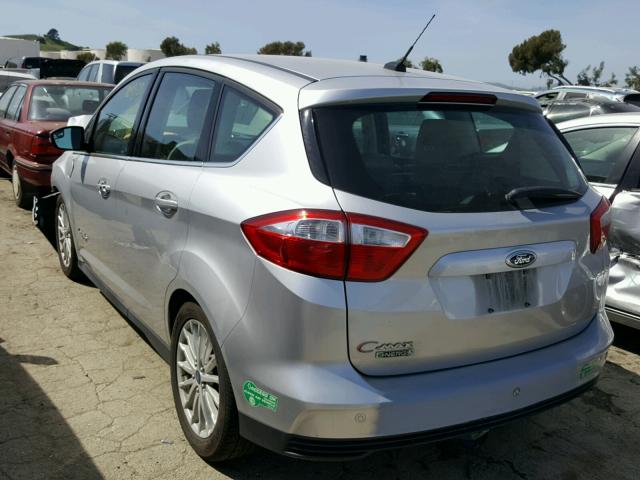 1FADP5CU8EL510715 - 2014 FORD C-MAX PREM SILVER photo 3