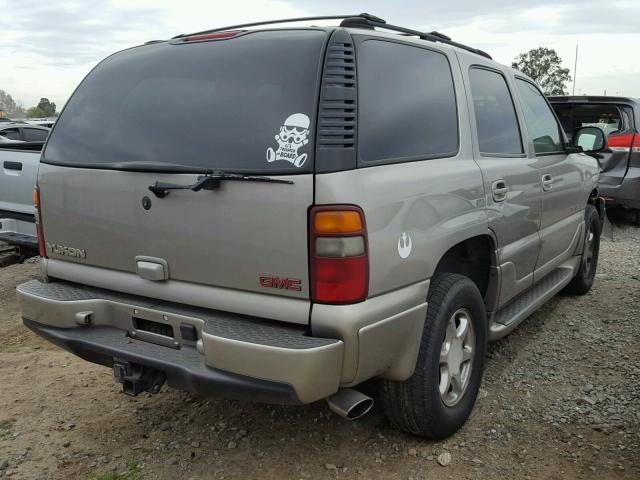 1GKEK63UX2J196189 - 2002 GMC DENALI CHARCOAL photo 4