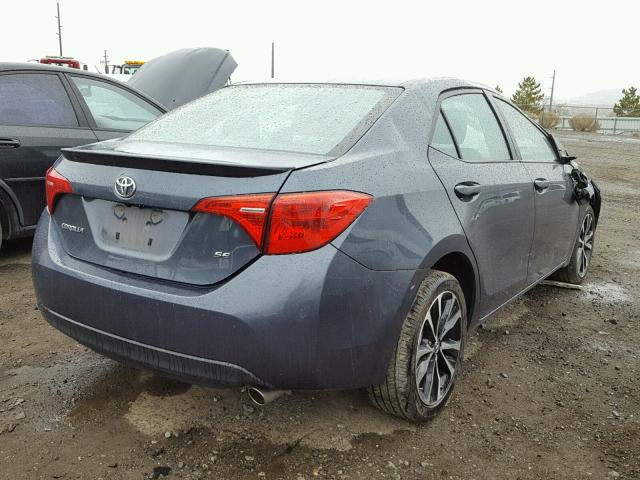 2T1BURHE2HC861523 - 2017 TOYOTA COROLLA L GRAY photo 4