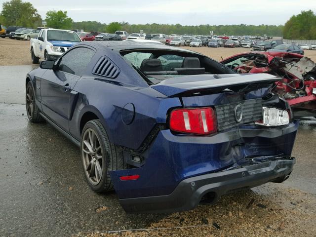 1ZVBP8CF0C5202280 - 2012 FORD MUSTANG GT BLUE photo 3