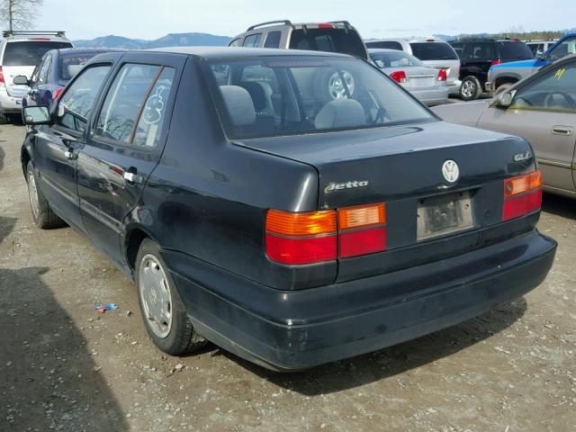 3VWSA81H5TM007579 - 1996 VOLKSWAGEN JETTA GLS BLACK photo 3