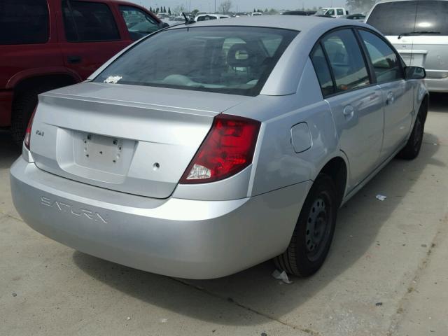 1G8AZ55F96Z180999 - 2006 SATURN ION LEVEL SILVER photo 4