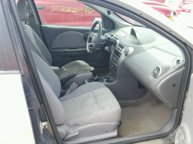 1G8AZ55F96Z180999 - 2006 SATURN ION LEVEL SILVER photo 5