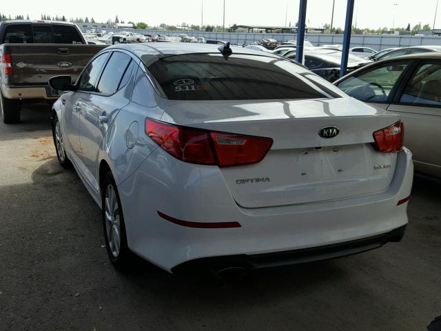 5XXGN4A76EG341069 - 2014 KIA OPTIMA EX WHITE photo 3