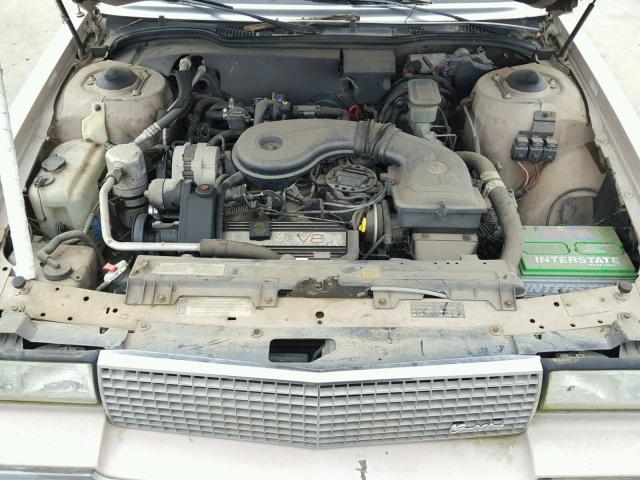 1G6CD1151J4211559 - 1988 CADILLAC DEVILLE CREAM photo 7