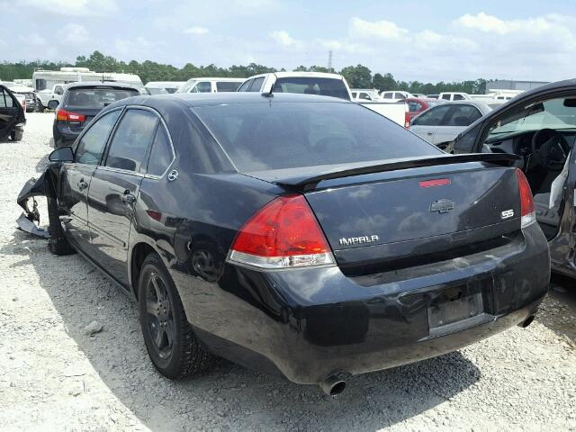 2G1WD58C269168370 - 2006 CHEVROLET IMPALA SUP 黑色 照片 3