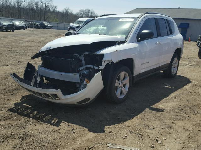 1C4NJCBA2CD512334 - 2012 JEEP COMPASS SP WHITE photo 2