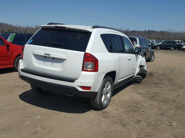 1C4NJCBA2CD512334 - 2012 JEEP COMPASS SP WHITE photo 4