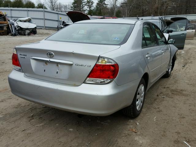 4T1BE30K26U120425 - 2006 TOYOTA CAMRY LE GRAY photo 4