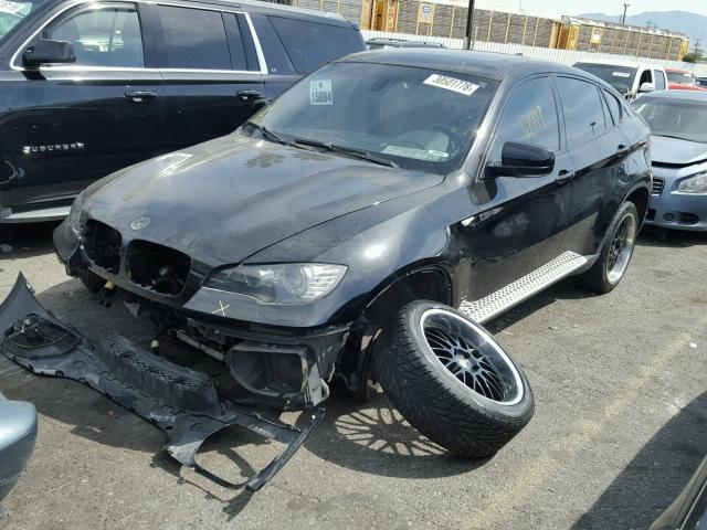 5UXFG43599L223636 - 2009 BMW X6 XDRIVE3 BLACK photo 2