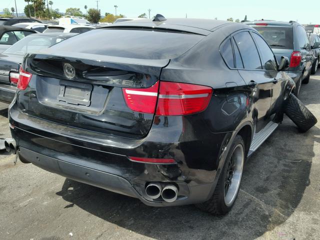 5UXFG43599L223636 - 2009 BMW X6 XDRIVE3 BLACK photo 4