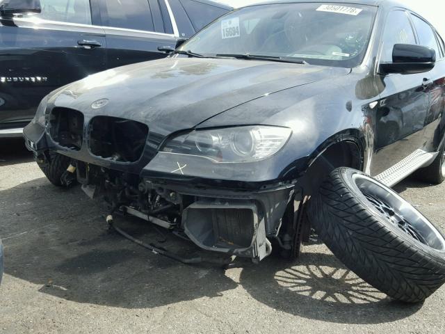 5UXFG43599L223636 - 2009 BMW X6 XDRIVE3 BLACK photo 9