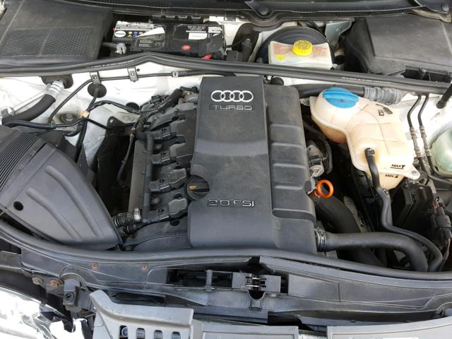 WAUDF78E57A223502 - 2007 AUDI A4 2.0T QU WHITE photo 7