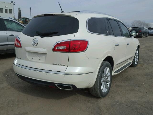 5GAKVCKD7FJ183073 - 2015 BUICK ENCLAVE WHITE photo 4