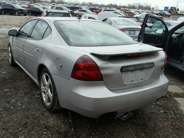 2G2WC58C281165503 - 2008 PONTIAC GRAND PRIX ვერცხლისფერი ფოტო 3
