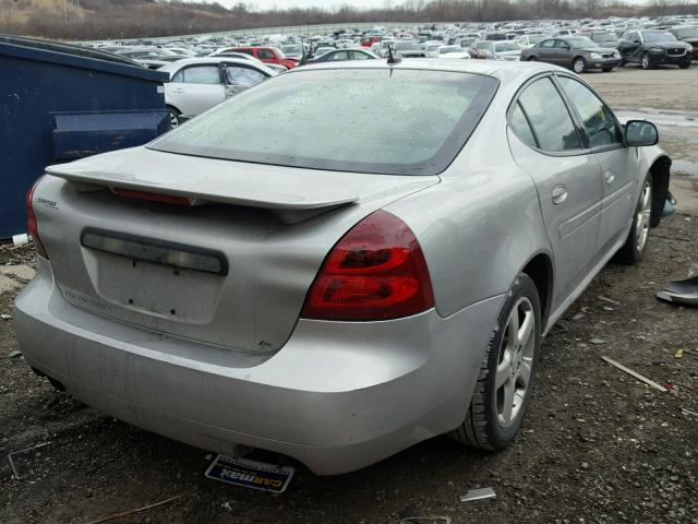2G2WC58C281165503 - 2008 PONTIAC GRAND PRIX ვერცხლისფერი ფოტო 4