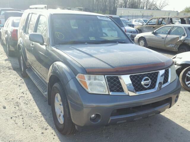 5N1AR18W15C723396 - 2005 NISSAN PATHFINDER GRAY photo 1