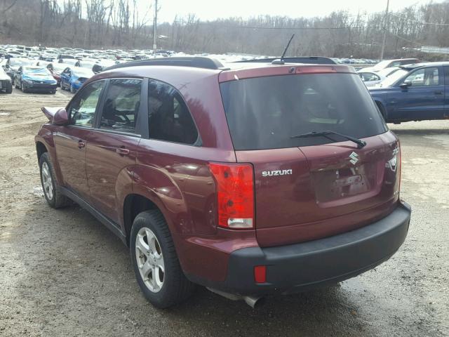 2S3DA417976113644 - 2007 SUZUKI XL7 LUXURY MAROON photo 3