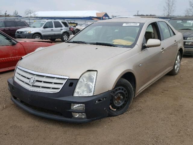 1G6DW677050146768 - 2005 CADILLAC STS TAN photo 2