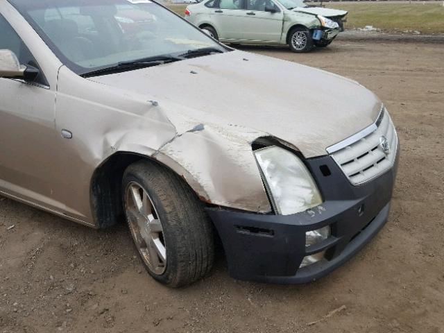 1G6DW677050146768 - 2005 CADILLAC STS TAN photo 9