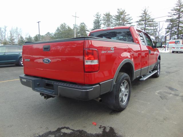 1FTPX14595FB04948 - 2005 FORD F150 RED photo 3