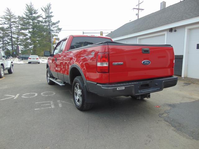 1FTPX14595FB04948 - 2005 FORD F150 RED photo 4