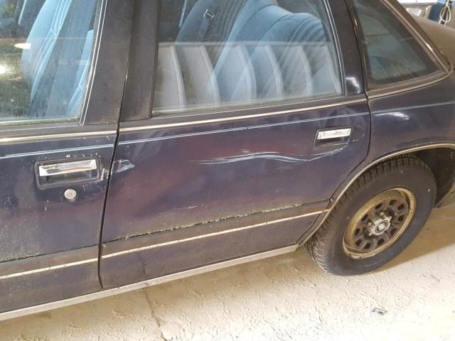 2G4WB54T4N1465815 - 1992 BUICK REGAL CUST BLUE photo 10