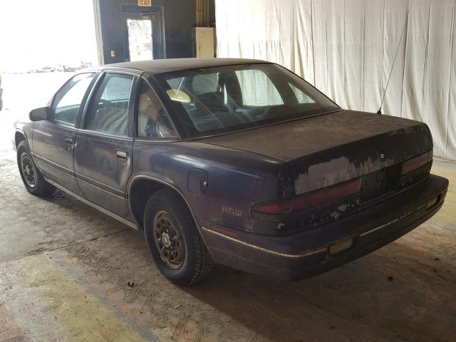 2G4WB54T4N1465815 - 1992 BUICK REGAL CUST BLUE photo 3