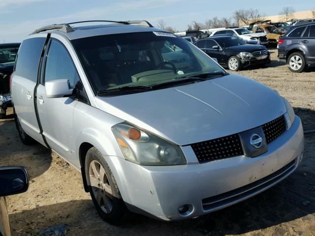 5N1BV28U84N361686 - 2004 NISSAN QUEST S SILVER photo 1