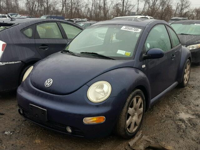 3VWDD21C51M464939 - 2001 VOLKSWAGEN NEW BEETLE 蓝色 照片 2