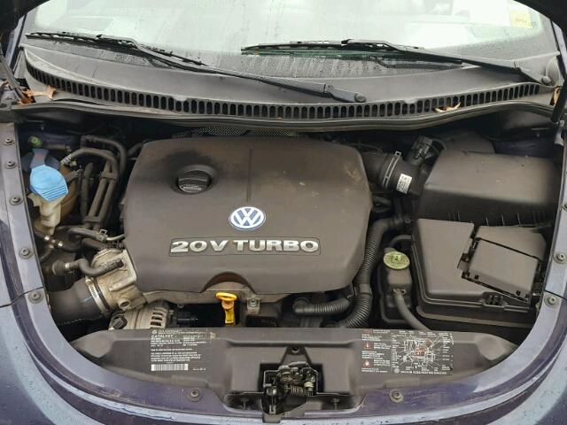 3VWDD21C51M464939 - 2001 VOLKSWAGEN NEW BEETLE 蓝色 照片 7