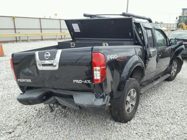 1N6AD0EV2CC421246 - 2012 NISSAN FRONTIER S BLACK photo 4