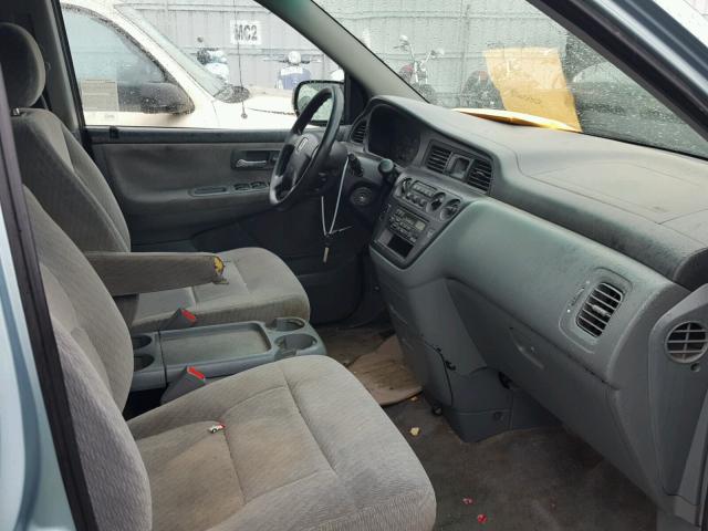 5FNRL18544B081578 - 2004 HONDA ODYSSEY LX BLUE photo 5