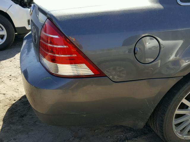 1MEFM42185G627652 - 2005 MERCURY MONTEGO PR 石墨色 照片 9