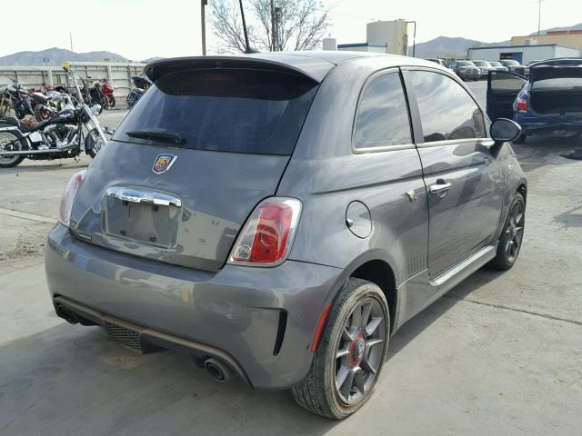 3C3CFFFH3DT553850 - 2013 FIAT 500 ABARTH GRAY photo 4