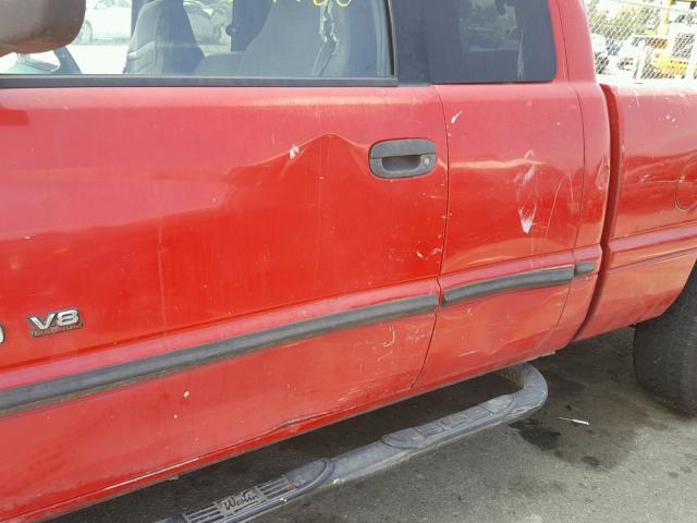 3B7HC13Y61G196931 - 2001 DODGE RAM 1500 RED photo 9