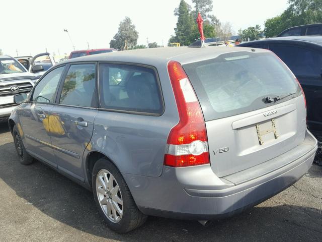 YV1MW682662189589 - 2006 VOLVO V50 T5 GRAY photo 3