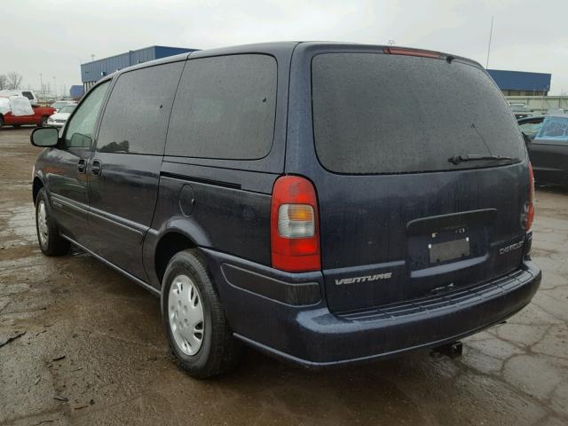 1GNDX03E54D232944 - 2004 CHEVROLET VENTURE BLUE photo 3