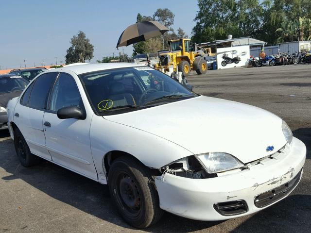 1G1JC524X27117712 - 2002 CHEVROLET CAVALIER B WHITE photo 1