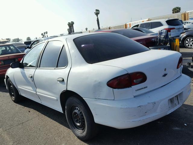 1G1JC524X27117712 - 2002 CHEVROLET CAVALIER B WHITE photo 3