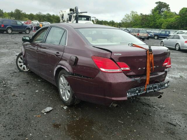 4T1BK36B46U107045 - 2006 TOYOTA AVALON XL MAROON photo 3