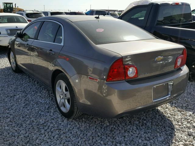 1G1ZB5EB1AF123242 - 2010 CHEVROLET MALIBU LS GRAY photo 3