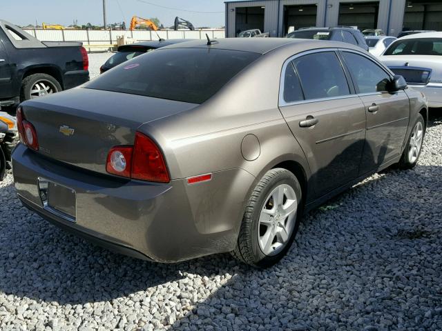 1G1ZB5EB1AF123242 - 2010 CHEVROLET MALIBU LS GRAY photo 4