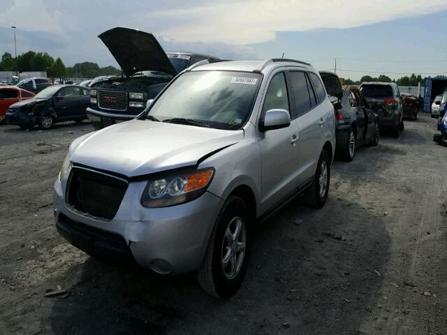 5NMSG13D37H027776 - 2007 HYUNDAI SANTA FE G SILVER photo 2