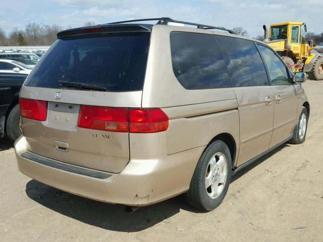 2HKRL1866XH524697 - 1999 HONDA ODYSSEY EX TAN photo 4