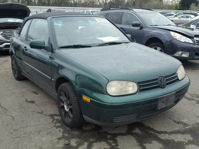 3VWDB61E4XM808753 - 1999 VOLKSWAGEN CABRIO GLS GREEN photo 1