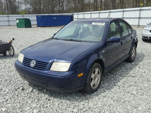 3VWRP69MX3M179674 - 2003 VOLKSWAGEN JETTA GL T BLUE photo 2