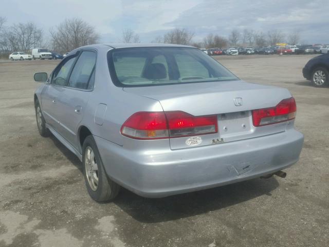 1HGCG66842A049242 - 2002 HONDA ACCORD EX SILVER photo 3