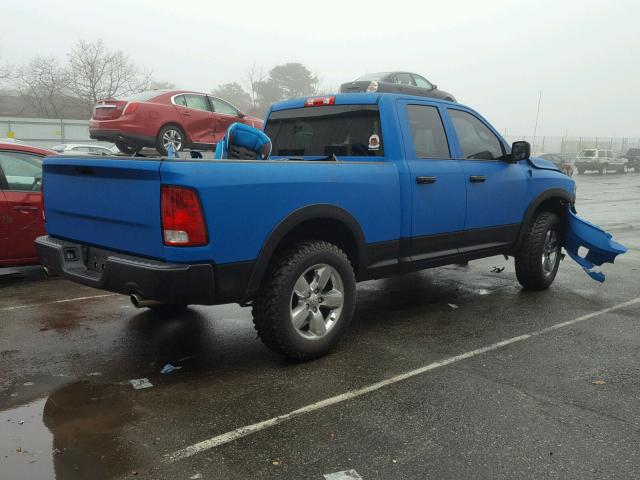 1C6RR7FT2GS340098 - 2016 RAM 1500 ST BLUE photo 4